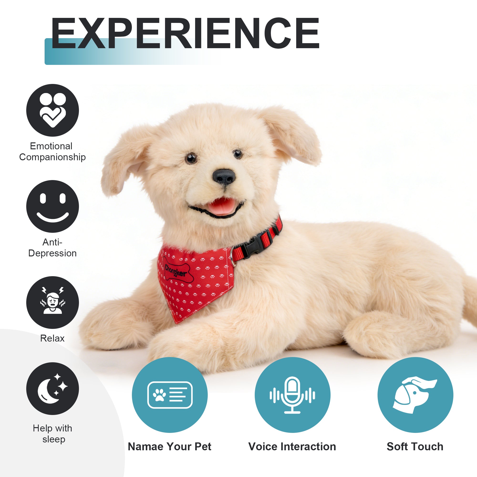 Percy Robot Cat - Interactive Emotional Support Pet Weighted