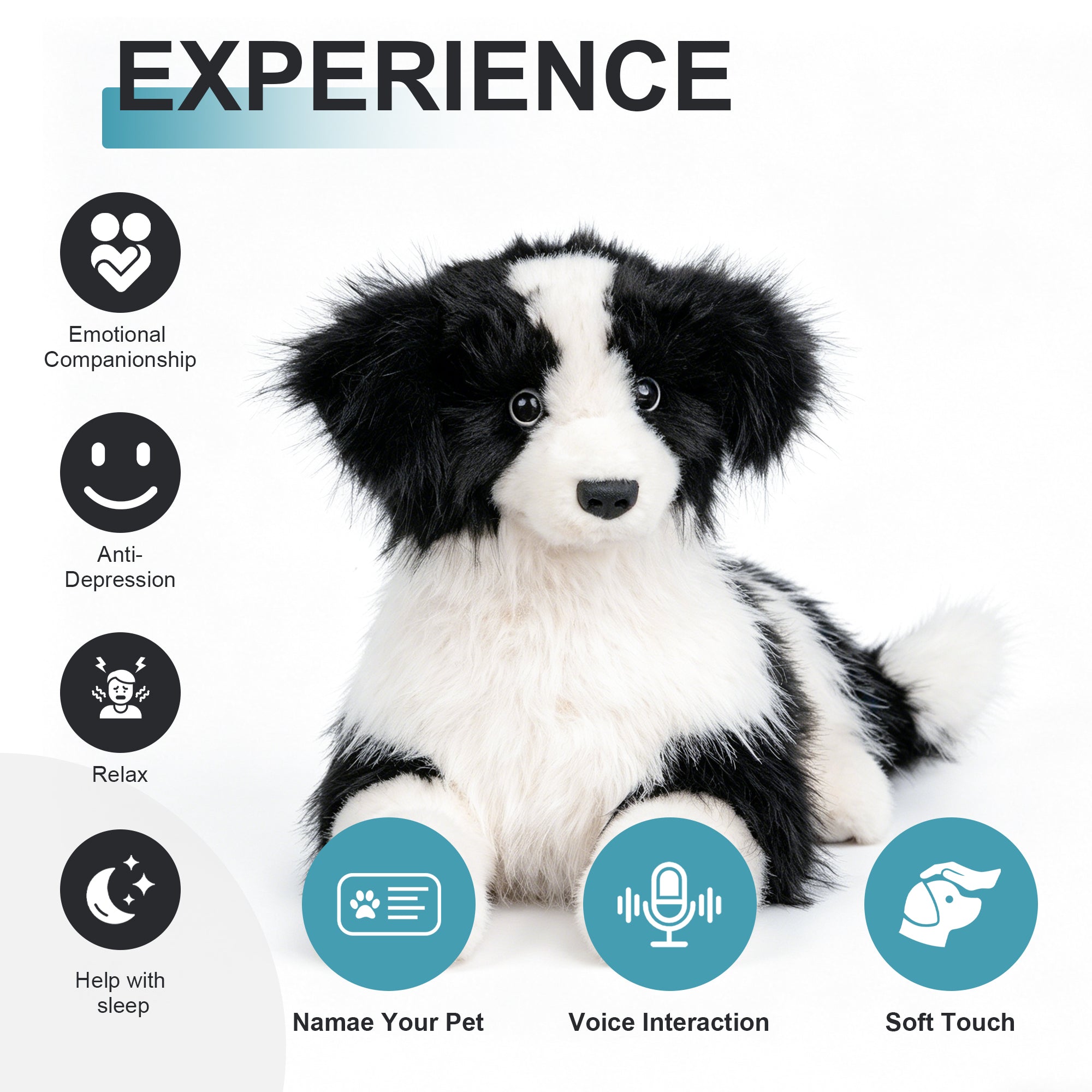 Percy Robot Cat - Interactive Emotional Support Pet Weighted