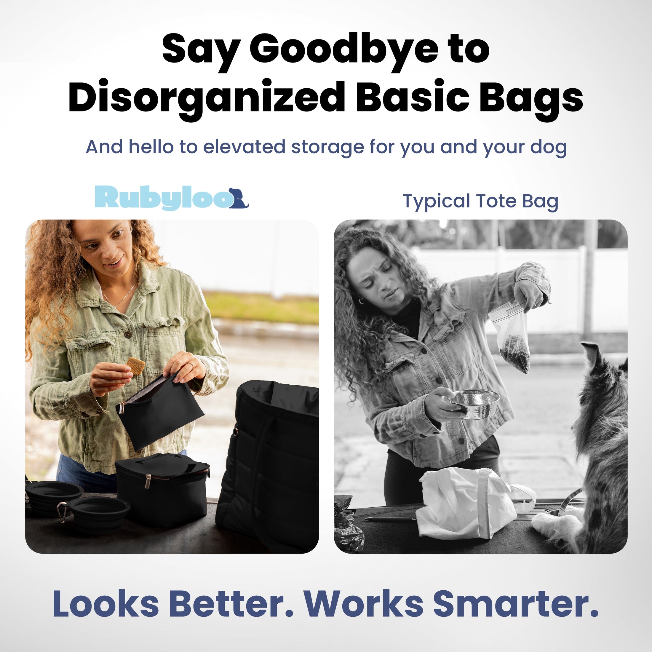 Puffer Dog Travel Bag for Dog Moms